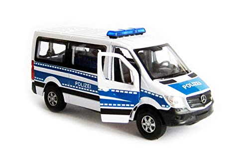 Toys Mercedes Benz Sprinter Polizei Modellauto Welly Metall Modell Auto Spielzeugauto Kinder Geschenk 92 von Toys