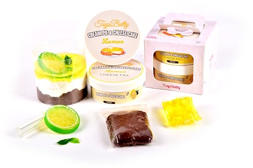 ToysButty DIY Cake Slime Kit für Kinder, 2 Duftkäsekuchen Butter Slime mit Obstchark Accessoires in Geschenkbox, vorgefertigtes Kuchen -Making -Kit für Mädchen und Jungen, ideale Geburtstagsfeier ToysButty DIY Cake Slime Kit für Kinder, 2 Duftkäsekuchen Butter Slime mit Obstchark Accessoires in Geschenkbox, vorgefertigtes Kuchen -Making -Kit für Mädchen und Jungen, ideale Geburtstagsfeier von ToysButty