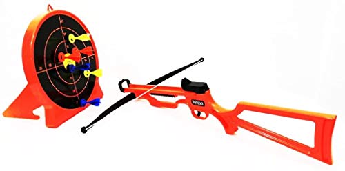 Petron SURESHOT Combo Pack Crossbow Kinder Armbrust + Zielscheibe, orange/schwarz (1 Set) von Toysmith