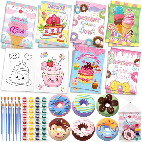 Toyssa Dessert Party Mitgebsel Kindergeburtstag Gastgeschenke mit Malbuch Bastelset Geschenktüten Farbe, Dessert Give Aways Mitbringsel Kindergeburtstag für Kinder Mädchen Toyssa Dessert Party Mitgebsel Kindergeburtstag Gastgeschenke mit Malbuch Bastelset Geschenktüten Farbe, Dessert Give Aways Mitbringsel Kindergeburtstag für Kinder Mädchen von Toyssa