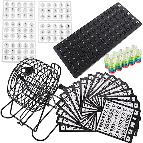 1 Satz Bingo Stehtisch Spielzeug elektrische schütteln glücklich elektronisches Schachbrett kinderspielzeug Spielzeug für Kinder Fun Toy Lotterie Rollenkäfig Spielzubehör Plastik Toyvian von Toyvian