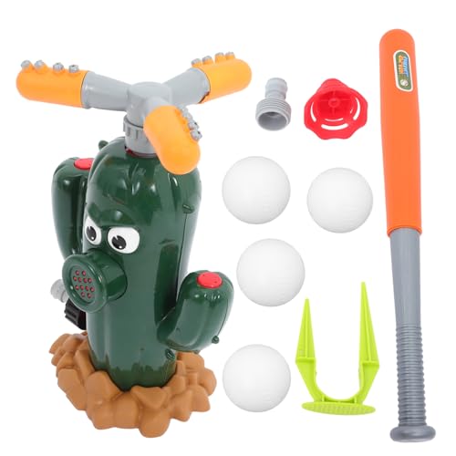 1 Satz Kaktus-spritzspielzeug Wassersprinkler-Baseball Spielsprinkler Für Den Außenbereich Rotierender Sprühwasser-Baseball Outdoor-wasserspielzeug Kaktussprinkler Abs Toyvian von Toyvian