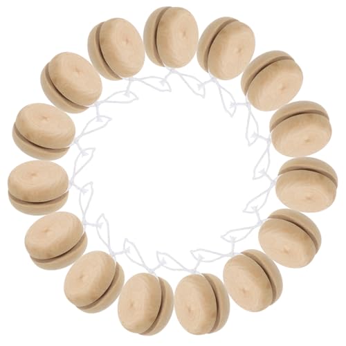 Toyvian Holz Jo Jo Spielzeug 15 Stücke Selbstgemacht Malset für Kinder Fördert Kreativität Konzentration Motorische Fähigkeiten für Kindergeburtstagsfeiern Toyvian Holz Jo Jo Spielzeug 15 Stücke Selbstgemacht Malset für Kinder Fördert Kreativität Konzentration Motorische Fähigkeiten für Kindergeburtstagsfeiern von Toyvian