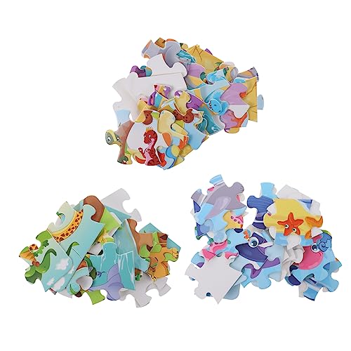 3St Puzzle kinderbeschäftigung rätselbuch Toys Educational Toys kleinkinderspielzeug für draußen Jungs- tierisches Rätsel Lernspielzeug Papier Toyvian von Toyvian