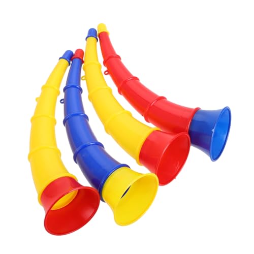 Toyvian Kindergarten Musikinstrument Trompetenspielzeug Für Kinder Trompetenspielzeug Set Jubelhorn Für Den Schulsport von Toyvian