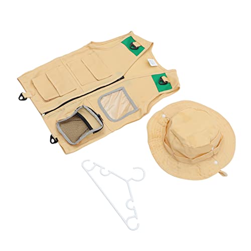 Toyvian 1 Forscher Weste Cosplay-Explorer-Requisiten Entdeckerkostüm Für Cosplay Explorer Kleid Zubehör Entdecker-Cosplay-kostüm Für Entdecker-Cosplay-Requisiten Beige Stoff von Toyvian