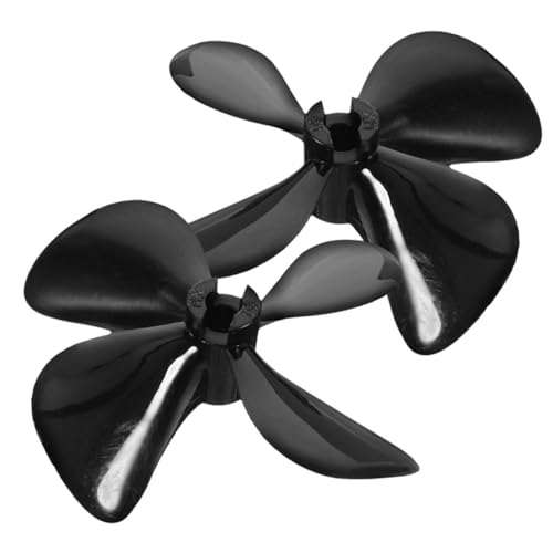 Toyvian 1 Paar Vierblättriger Propeller Aus Kunststoff Für Rc Boote Rc Bootszubehör Rc Bootszubehör Bootszubehör Rc Bootsteile Und Zubehör Seilwerferpropeller Rc Bootspropeller von Toyvian