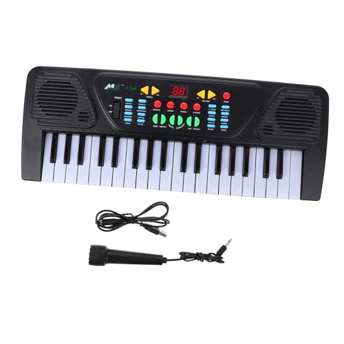 Toyvian 1 Satz 37 Tasten Tastatur Klavierspielzeug Für Babys Tastaturen Mini Musikspielzeug Mini Tastatur Musiktastatur Kinderspielzeug Musikspielzeug Lernspielzeug Schwarzes Abs von Toyvian