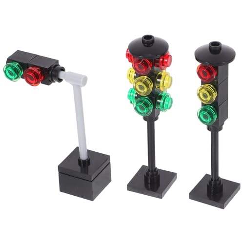 Toyvian 1 Satz Ampelspielzeug Mini-ampelmodell Leichte, Helle Note Für Ampel-modellspielzeug -signalleuchte Kleinkind Lernt Ampel Verkehrszeichen Für Black Abs von Toyvian