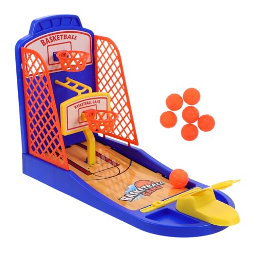 Toyvian 1 Satz Basketball Für Spieler Flipperautomat -basketballprodukte Minispiele Basketball-Shooter- Basketballkorb-Spiel Schreibtischspiele Sportsachen Plastik von Toyvian