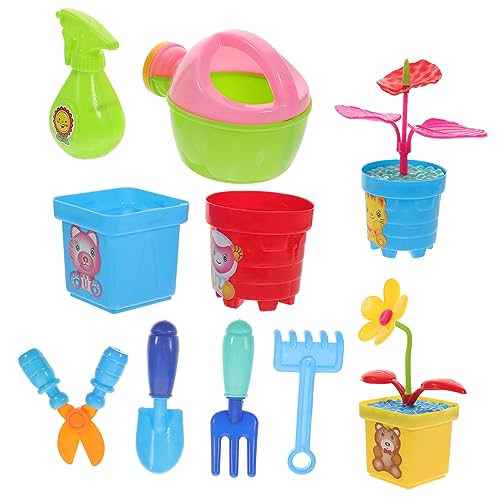 Toyvian 1 Satz Blumen- -Set Blumenpflanzspielzeug Für Kinderspielzeug Zum Gießen Von Werkzeugen Gartenspielzeug Kinderspielhaus Bildungsspielzeug Plastik von Toyvian