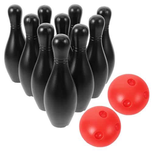 Toyvian 1 Satz Bowlingkugel familienspiele reisespiel für Jungen kleine spielzeuge Indoor-Spiele für Kindersportspielspielzeug bowlen Plastikspielzeug von Toyvian