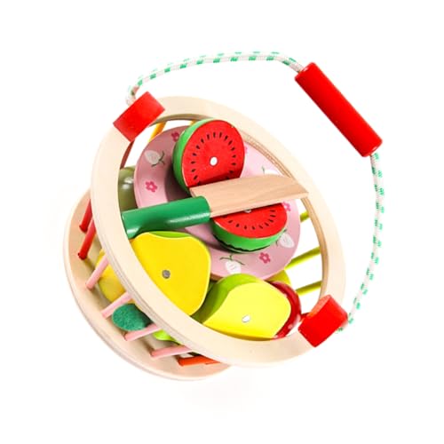 Toyvian 1 Satz Cecilia Kinderküche Kitchen küchenzubehör Toys Kid Toys Kitchen Set for für Children Toys hölzern Colorful von Toyvian