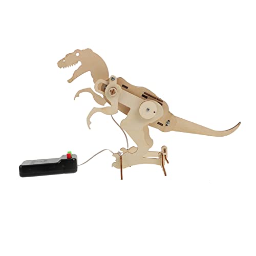 Toyvian 1 Satz DIY Tyrannosaurier Kinderrätsel Lernspielzeug Für DIY-Kits 3D-rätsel Lustiges Dinosaurierspielzeug Mechanisches Tyrannosaurus-Modell 3D-Puzzle Kinderpuzzle Holz von Toyvian