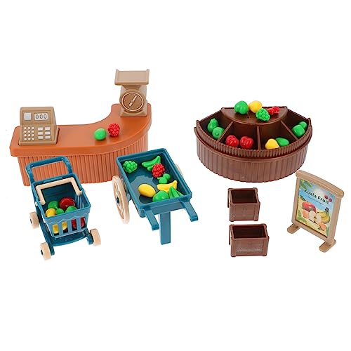 Toyvian 1 Satz Essen im Puppenhaus für kinderspielzeug hühner sankastenspielsachen spielzeuge für Mini-Essen Obstspielzeug aus Kunststoff Plastik von Toyvian