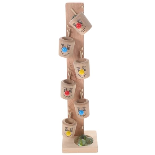 Toyvian 1 Satz Flippertisch Intelligenztrainingsblock Frühpädagogisches Angebot Spieltisch Aus Holz Hölzern von Toyvian