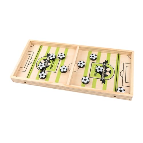 Toyvian 1 Satz Fußball hüpfendes Schach entwicklung für Fussball Lernspielzeug Foosball Katapult-Schachspielzeug Schach interaktives hölzern von Toyvian