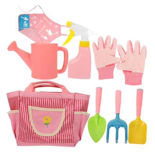 Toyvian 1 Satz Gartengeräte für Kinder gießkanne Kleinkind Kinder gärtnern Kinder Garten Set Kinder gartenhandschuhe Gießkanne für Kinder Spielzeug Gartenschaufel Werkzeug Kinderrechen PP von Toyvian