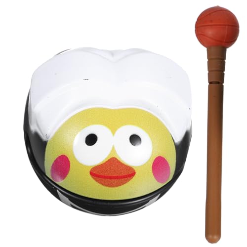 Toyvian 1 Satz Holzfisch-Stressabbauspielzeug matschig wackelig Jumbo Figuren Stressball Mini Holz Fisch Entspannungs Cartoon-Tempelblock Percussion- Plastik von Toyvian