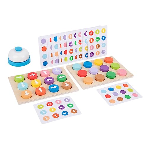 Toyvian 1 Satz Kampf gegen interaktives kinderspielzeug Familienspielzeug für Kreatives kognitive Puzzle-Spielzeuge aus Holz hölzern Colorful von Toyvian