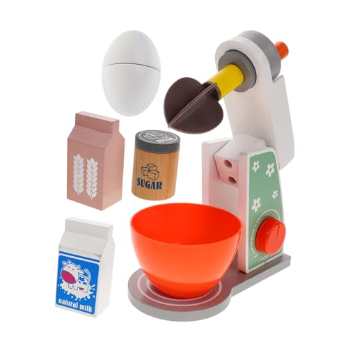 Toyvian 1 Satz Kindermixer holzspielzeug küchenmaschine Blender kochset Kinderküchenset Mixer-Modell Kinderspielzeug Küchenspielzeug süßer Mixer von Toyvian