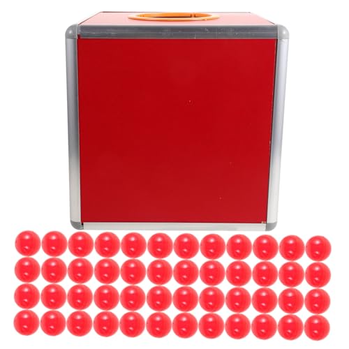 Toyvian 1 Satz Lotterie-Box Tombola-los-Inhaber Tombola-Boxen Tombola Zahlenkugeln Gewinnspielkäfig Tombola-ticketspender Lotteriefall Losbecher Für Tombola Spendenfall MDF von Toyvian