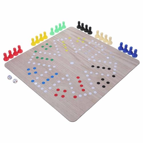 Toyvian 1 Satz Ludo Fliegendes Schach Schachspielbrett Kleines Tischschachspielzeug Schreibtisch-schachspielzeug Interaktives Schachspielzeug Schachbrett Partyschachspielzeug Abs von Toyvian