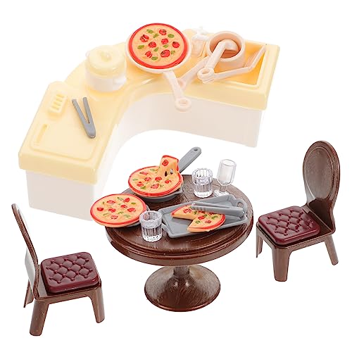 Toyvian 1 Satz Mini-Heimmodell bastelset basteln für Toys for küChe mikrolandschaft Toy Set Puppenstubenmöbel Puppenhausmöbel Miniatur Kinderspielzeug Plastik von Toyvian