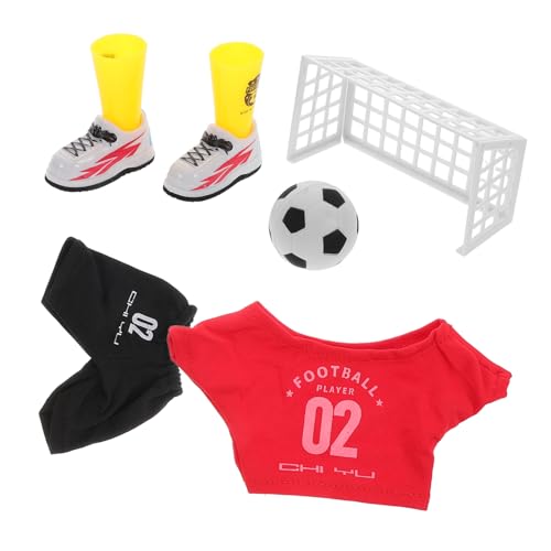 Toyvian Fußball-Set Desktop-fußballspiel Für Kinder Rot Interaktives Sportspielzeug Lustiges Pädagogisches Spielzeug von Toyvian