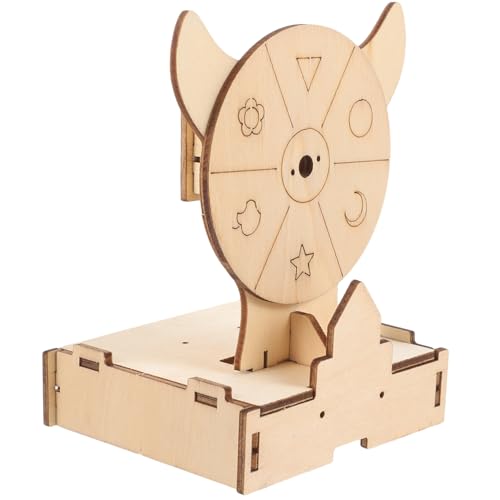 Toyvian 1 Satz Party-Preisrad Fahren Stützräder Fahrzeug Farbräder für den Künstler bastelzeug für hühner Gewinnspiel Drehrad für Preise Spiel Roulette-Rad Holz von Toyvian