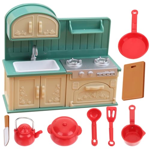 Toyvian 1 Satz Pfannenwender-Modell für kinderspielzeug The Edith Eger Toys for dollhaus spielzeuge Mini-Hausküchenwerkzeug Puppenhaus Küchenutensilien Plastik von Toyvian