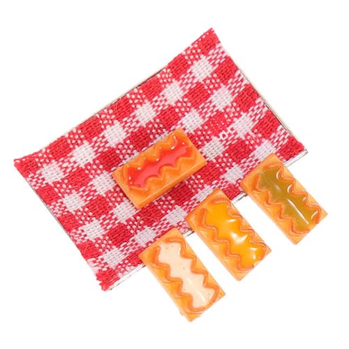 Toyvian 1 Satz Puppenhaus-Cookie-Pack bastelset basteln für Children Toys bastelsets für Keksverzierung Spielhaus-Keks- Stoff Colorful von Toyvian