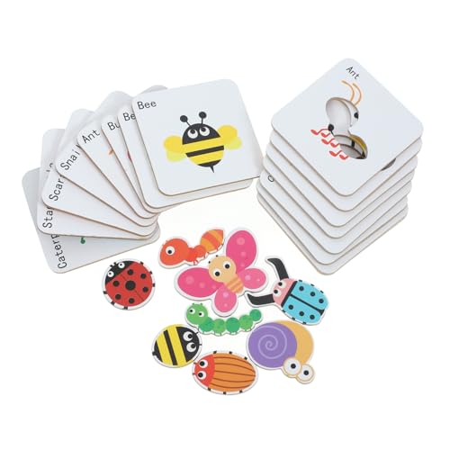 Toyvian 1 Satz Puzzle Rätsel Für Kinder Kinderspielzeug Tiere Rätseln Lernrätsel Für Kleinkinder Kindererziehung Spielzeug Tierische Rätsel -rätsel Rätsel Für Babys Papier von Toyvian