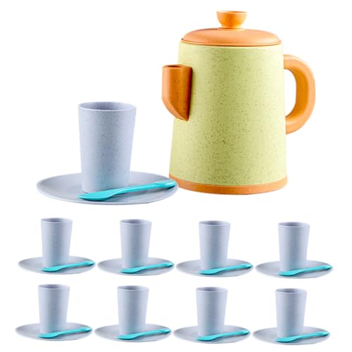 Toyvian 1 Satz Sätze Simulation Tee-Set Teekannen Teesiebe Für Losen Tee Essen Vorgeben Tee-Eier Für Losen Tee Kinderbecher Gefälschtes Essen Simulation Plastik von Toyvian