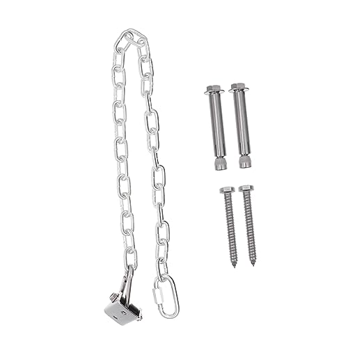 Toyvian 1 Satz Schaukelhaken Baumgurte Für Hängematte Torkette Hängemattenfeder Heavy Duty Poolstangenhaken Hängemattenschaukel Sperren Schaukel Verlängerungsseil Rostfreier Stahl Silver von Toyvian