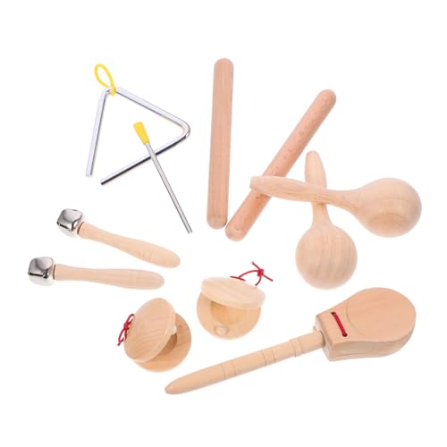 Toyvian 1 Satz Schlagzeug-Instrumenten-Set Spiel Xylophon musikalische Trommel kinderinstrumente musikinstrumente Kindermusik Musikinstrumente für Kleinkinder 1-3 Metall von Toyvian