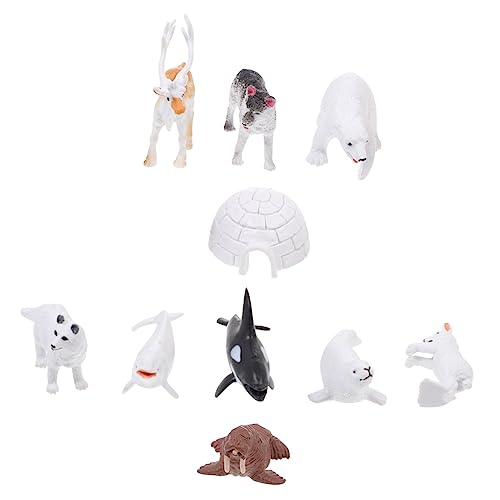 Toyvian 1 Satz Simulation Arktischer Tiere Zappeln Tierisches Figuren Von Waldtieren Meerschweinchen Junge Mini Tischplatte Zappelspielzeug PVC von Toyvian