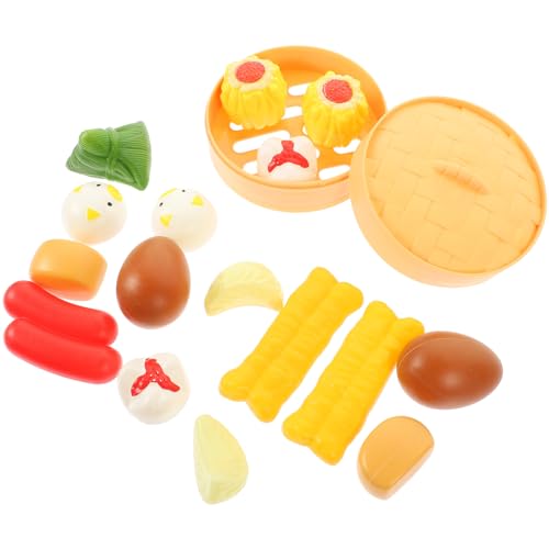 Toyvian 1 Satz Simulierte Frühstücksdesserts Gefüllte Brötchen Pädagogisches Für Simulierte Lebensmittel Simuliertes Knödelmodell Modelle Für Gedämpfte Brötchen Plastik von Toyvian