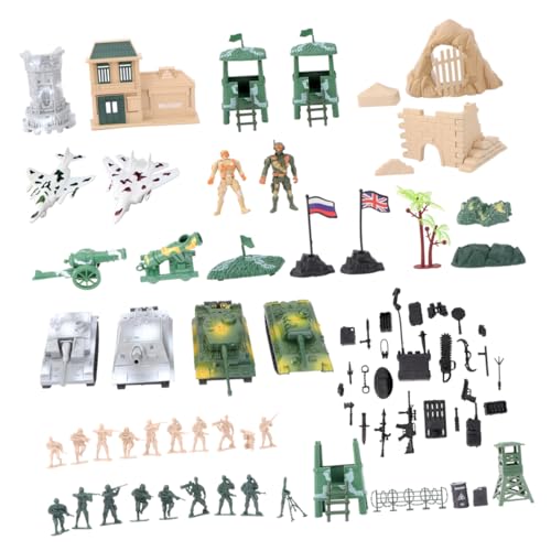 Toyvian 1 Satz Soldaten Modell Anzug Armee Figur Männer kinderspielzeug Kreatives spielzeugsoldaten Soldat selber Machen Soldatenmodell Plastik von Toyvian