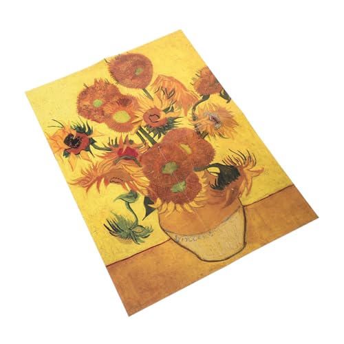 Toyvian 1 Satz Sonnenblumen-Puzzle Puzzle-Matching -Puzzle- Für Erwachsene Sonnenblumenrätsel Für Teenager Erwachsenes Teenager- Papier Yellow von Toyvian