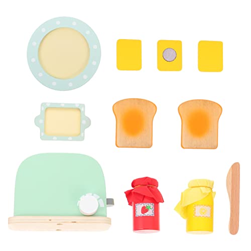 Toyvian 1 Satz Spielhaus Mini-Food- Spielzeugkuchen Küche Für Kleinkinder Küchenutensilien Spielzeugnahrung Kinderspielzeug Holz von Toyvian