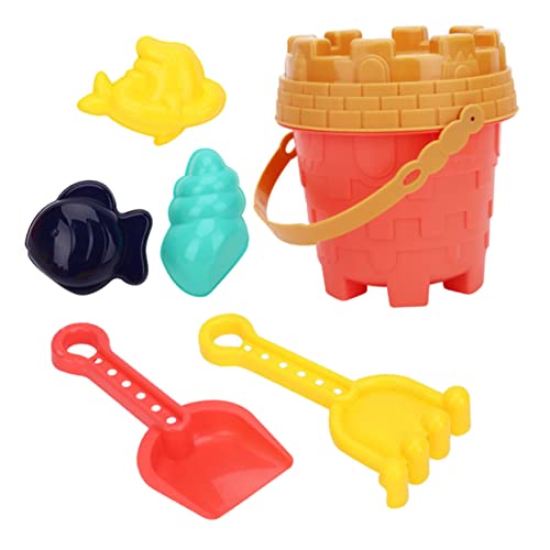 Toyvian Strandspielzeug-Set Für Kinder 6-teilig Spielset Eimer Sand Spielpool Spaß Fördert Die Hand-Augen-koordination Sicher Für Kinder Zufällige Farbe von Toyvian