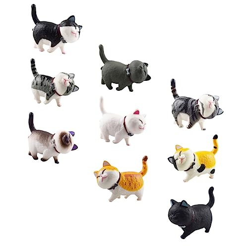 Toyvian 1 Satz Teiliges Mini Katzen Modell Realistische Katzenfiguren Für Kreative Deko Und Lernspielzeug Für Junge Katzenliebhaber Heimdekoration 9 Stück Toyvian 1 Satz Teiliges Mini Katzen Modell Realistische Katzenfiguren Für Kreative Deko Und Lernspielzeug Für Junge Katzenliebhaber Heimdekoration 9 Stück von Toyvian