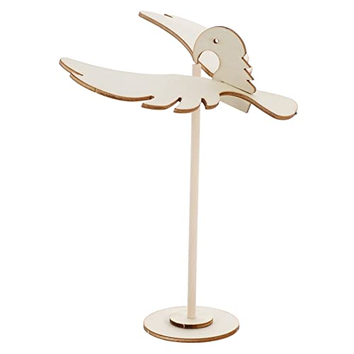 Toyvian 1 Satz balancierender Vogel bastelset basteln für holzfiguren adventsgeschenke holzsteckpuzzel bastelzeug für holzrätsel Bird Toys Holzkleber von Toyvian