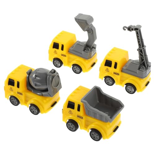 Toyvian 1 Satz frühes Lernspielzeug Minispielzeug für Kinder Lernspielzeug für Kinder Mini-Spielzeug Kinder spielset kinderspielzeug Auto Kinder puppenwagen Pull-Back-Auto-Spielzeug Yellow von Toyvian