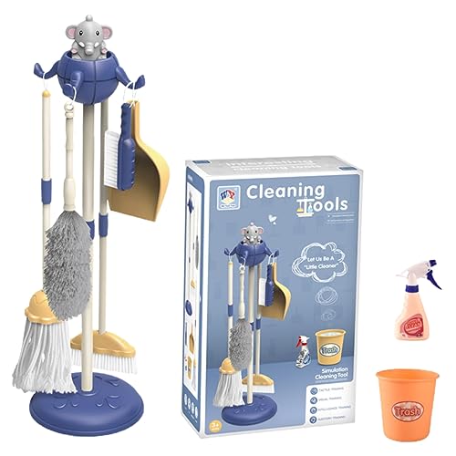 Toyvian 1 Satz reinigen Junge Zubehör Bausatz kinderstaubsauger - Putzzeug kleines Reinigungsspielzeug Rollenspiel Plastik Blue von Toyvian