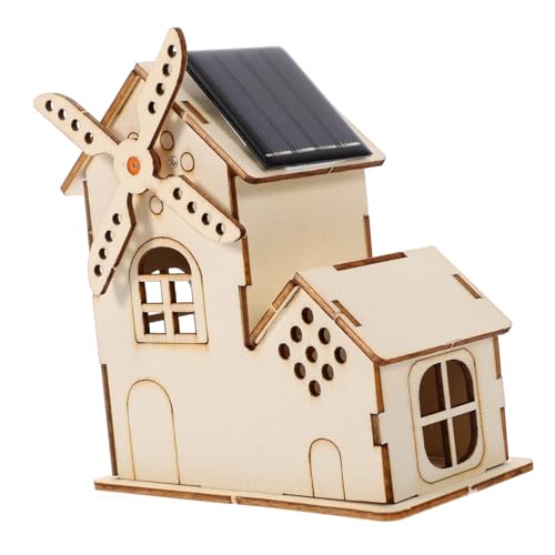 Toyvian 1 Satz wissenschaftliche Experimentiergeräte Vorbau-Kits für Kinder Rasendekoration für den Außenbereich Spielzeug bastelset für Kinder Windräder Bausatz für eine Solarwindmühle von Toyvian