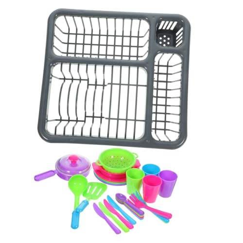 Toyvian 1 Set 15 Stücke Simulation Küche Ware Plastikküche Kit Spielzeug Spaß Kinder Spielzeug von Toyvian