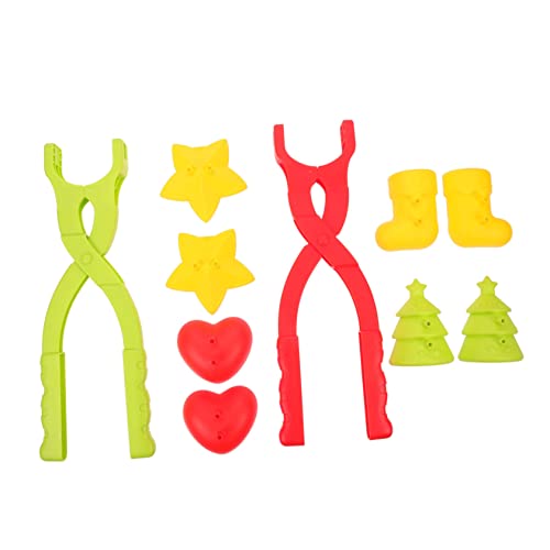 Toyvian 1 Set Clip Schneeflocke Dekorationen Ente Maker Schneemann Weihnachten Baum Schnee Künstliche Schnee Schneeflocke Wimpel Banner Schneekugel Schneebälle Versorgung Kunststoff von Toyvian