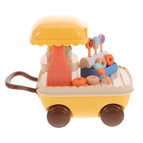 Toyvian 1 Set Eiswagen Kinderspielzeug Mini Spielzeug Kinderspielzeug Kinderspielzeug Miniaturspielzeug Kinder Spielset Eisspielzeug Spielhaus Requisite Eiswagen Für Kinder von Toyvian